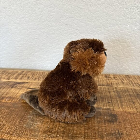 Cuddlekins Mini Beaver 8 Inch Stuffed Animal 10854 Tag Bent Realistic Toy Wild - Picture 4 of 8